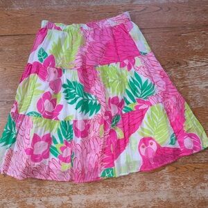 VINTAGE Lilly Pulitzer "Ports of Caw" Skirt size 2